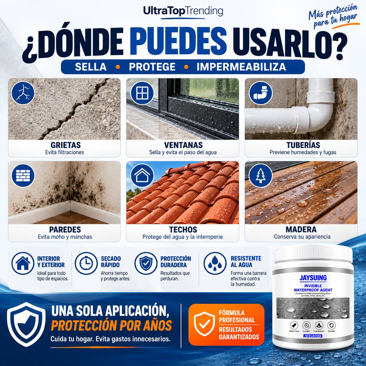 SELLADOR IMPERMEABILIZANTE TRANSPARENTE 2X1 2026