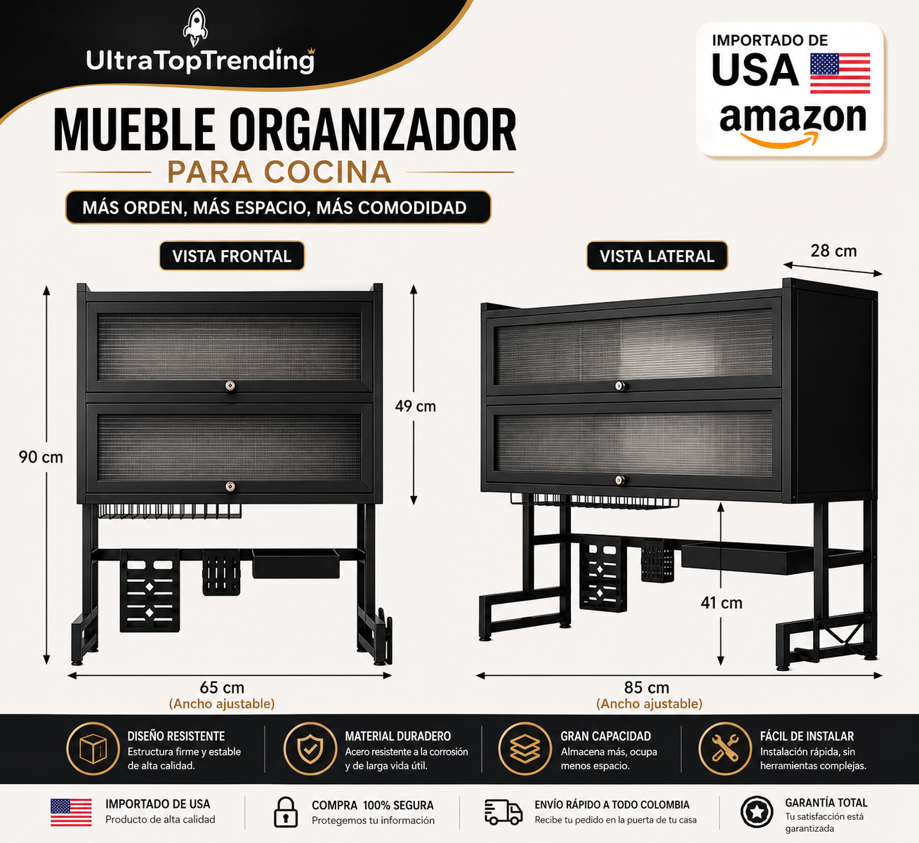 Escurridor Premium doble tapa 2026