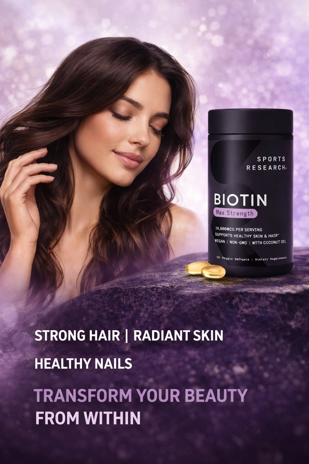 Biotina Ultra Fuerza 10.000 mcg + E-book GRATIS