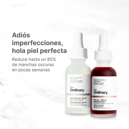 Kit The Ordinary Niacinamida + Peeling + Ebook Exclusivo totalmente gratis